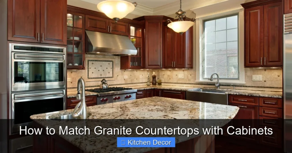 How to Match Granite Countertops with Cabinets