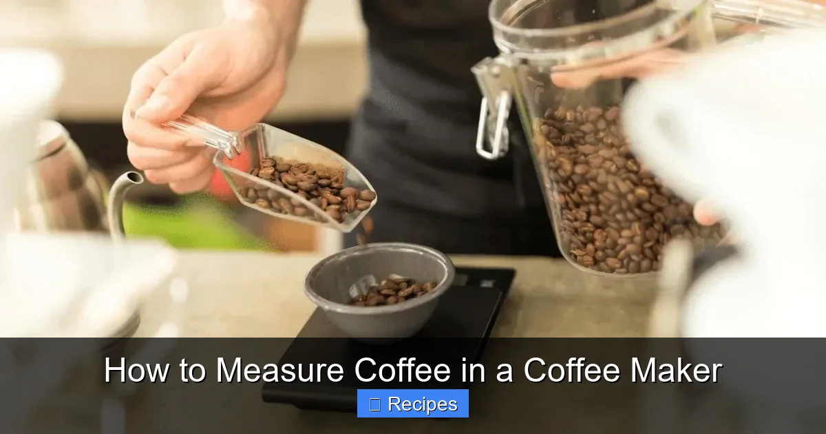 How to Measure Coffee in a Coffee Maker