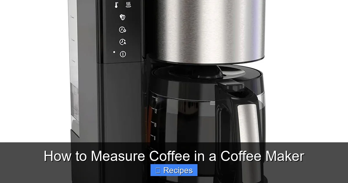How to Measure Coffee in a Coffee Maker