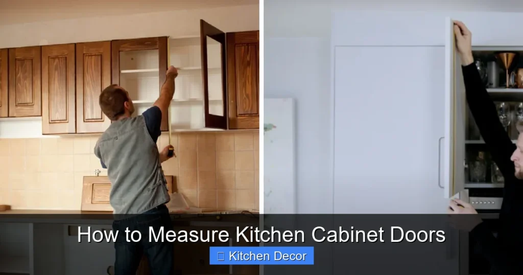 How to Measure Kitchen Cabinet Doors
