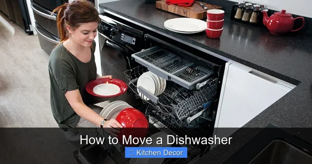How to Move a Dishwasher