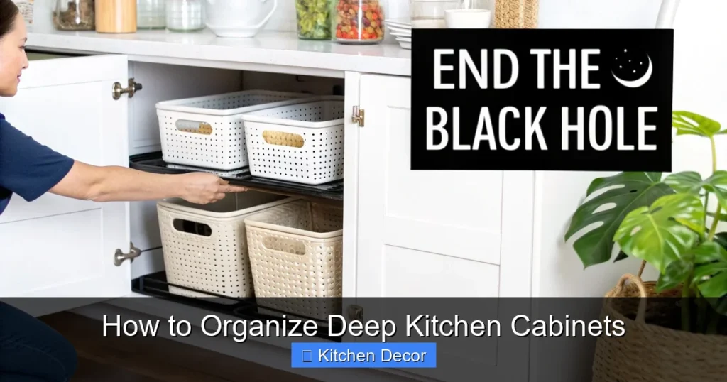 How to Organize Deep Kitchen Cabinets