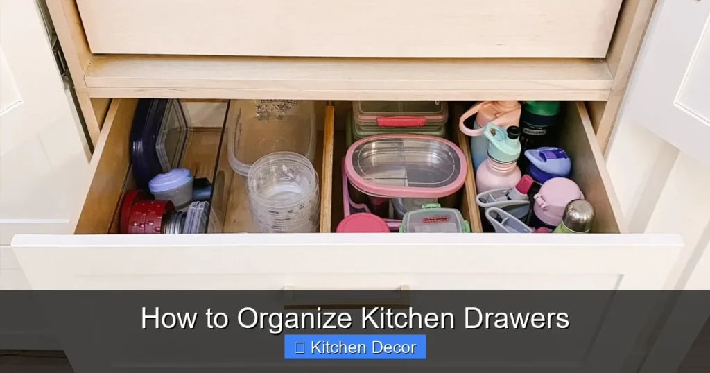 How to Organize Kitchen Drawers