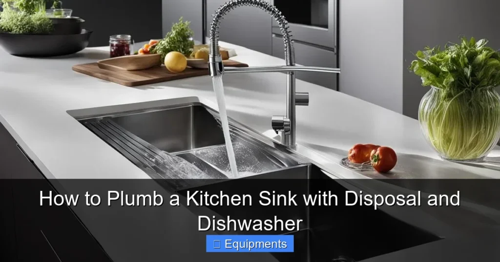 How to Plumb a Kitchen Sink with Disposal and Dishwasher