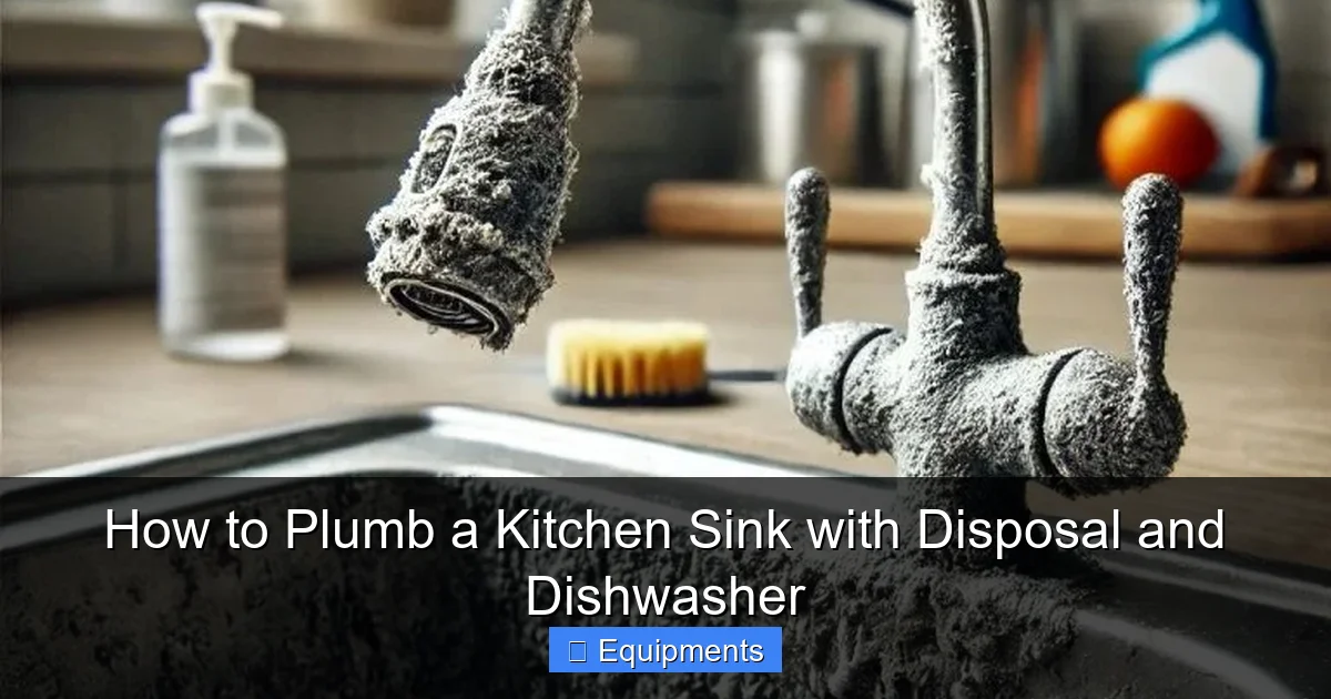 How to Plumb a Kitchen Sink with Disposal and Dishwasher