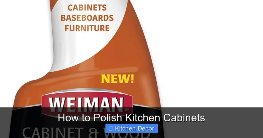 How to Polish Kitchen Cabinets
