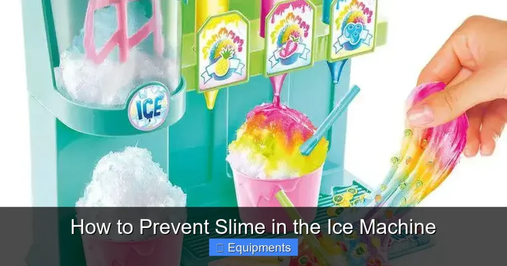 How to Prevent Slime in the Ice Machine