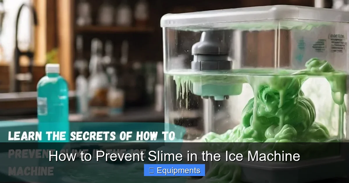 How to Prevent Slime in the Ice Machine