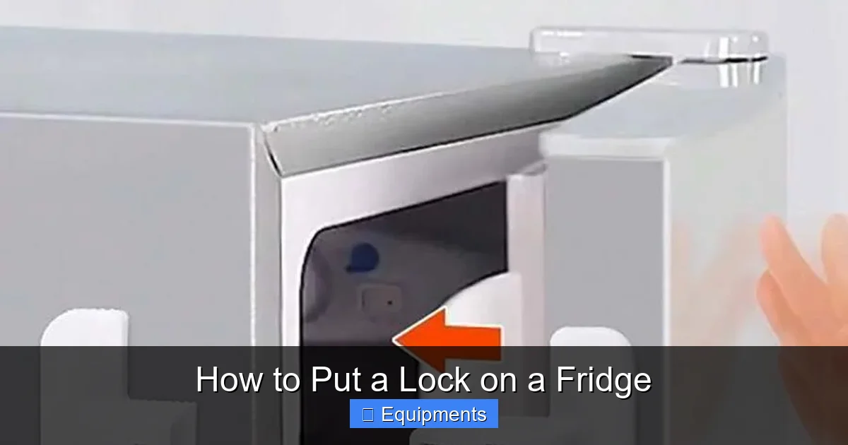 How to Put a Lock on a Fridge