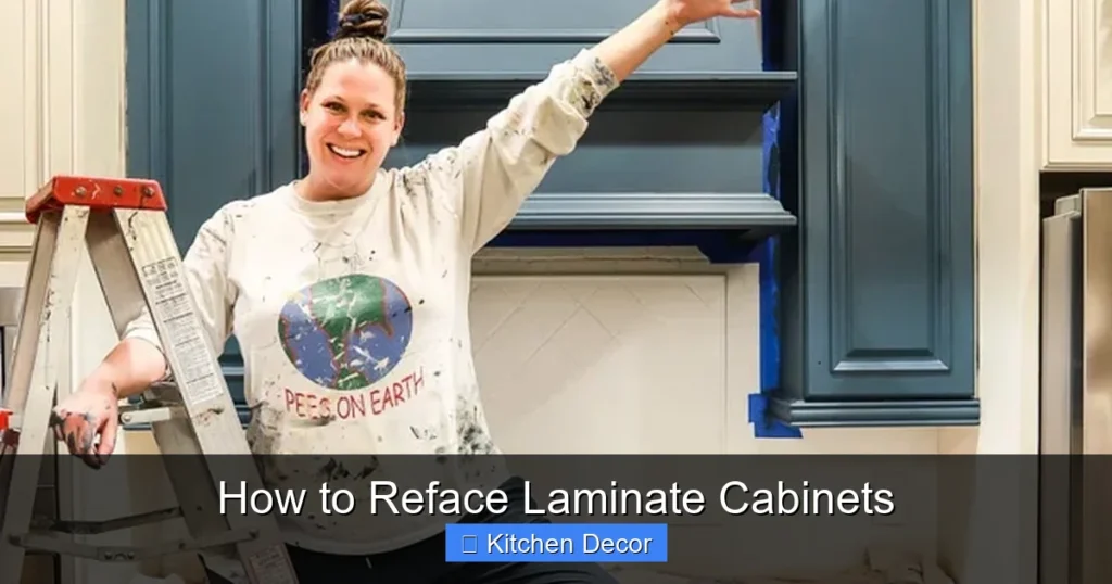 How to Reface Laminate Cabinets
