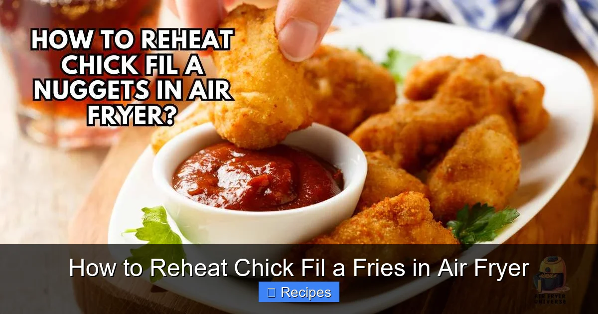 How to Reheat Chick Fil a Fries in Air Fryer