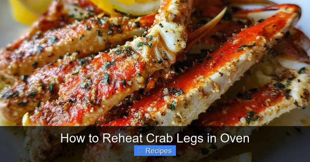 How to Reheat Crab Legs in Oven