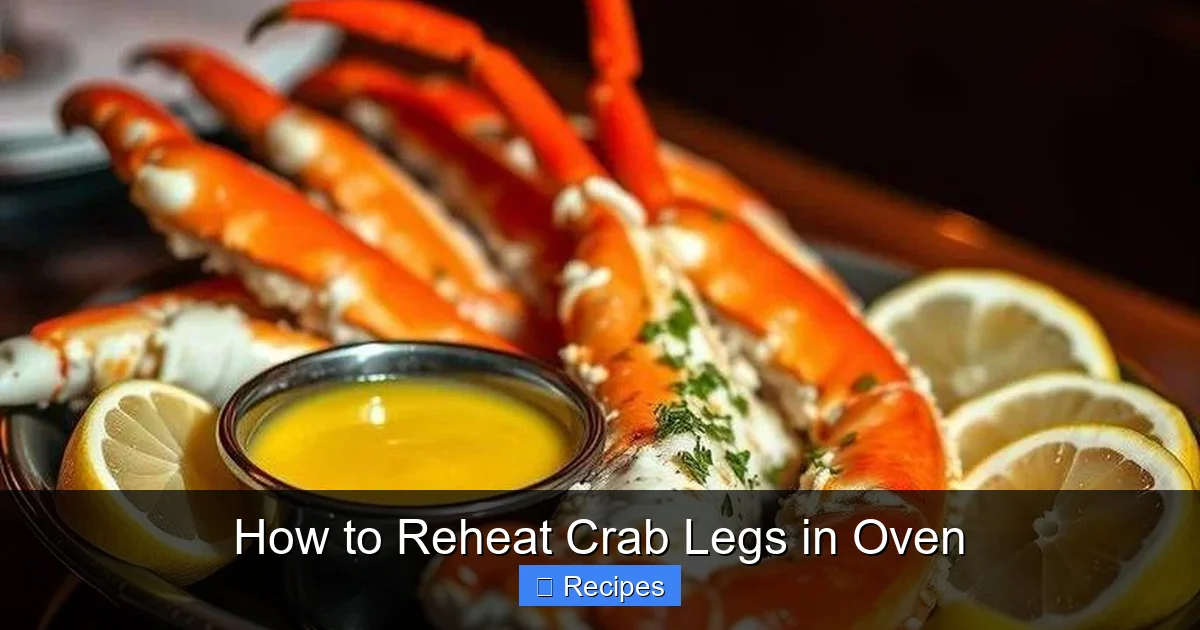 How to Reheat Crab Legs in Oven