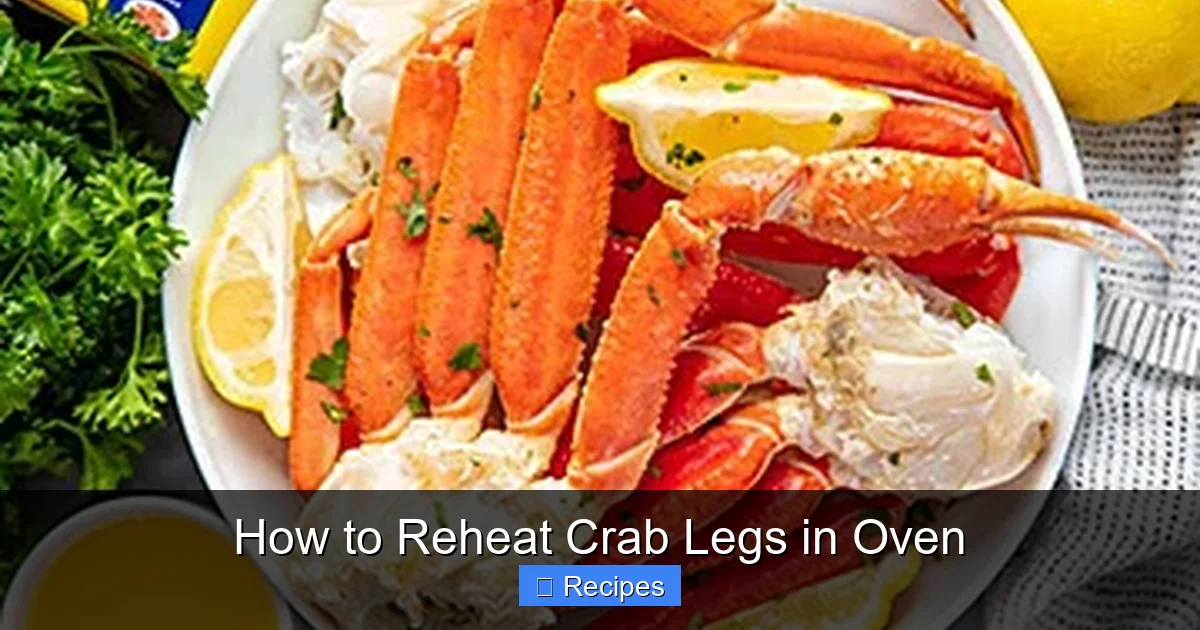 How to Reheat Crab Legs in Oven
