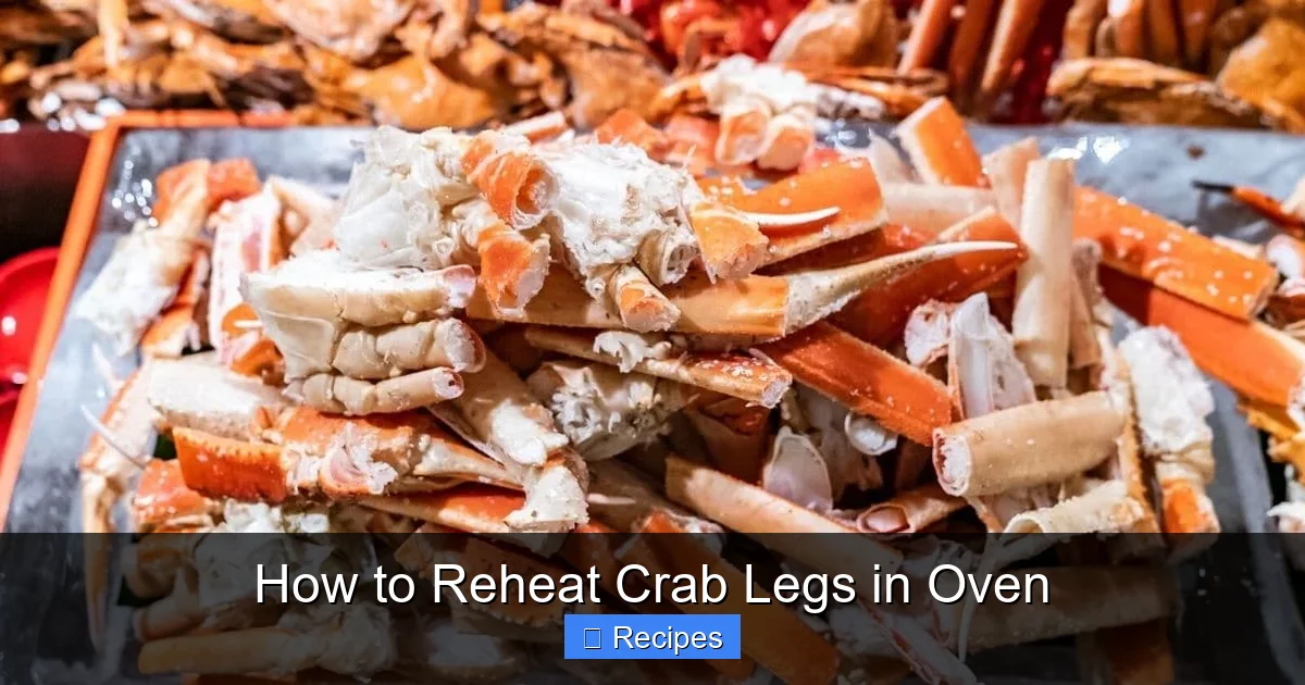How to Reheat Crab Legs in Oven