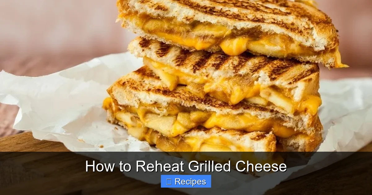 How to Reheat Grilled Cheese