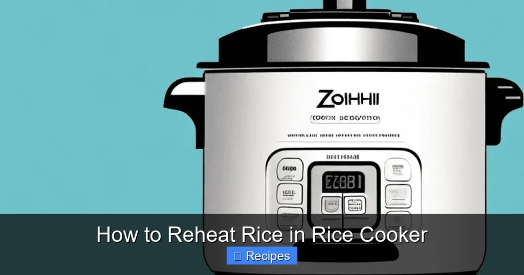 How to Reheat Rice in Rice Cooker