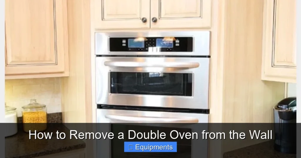 How to Remove a Double Oven from the Wall