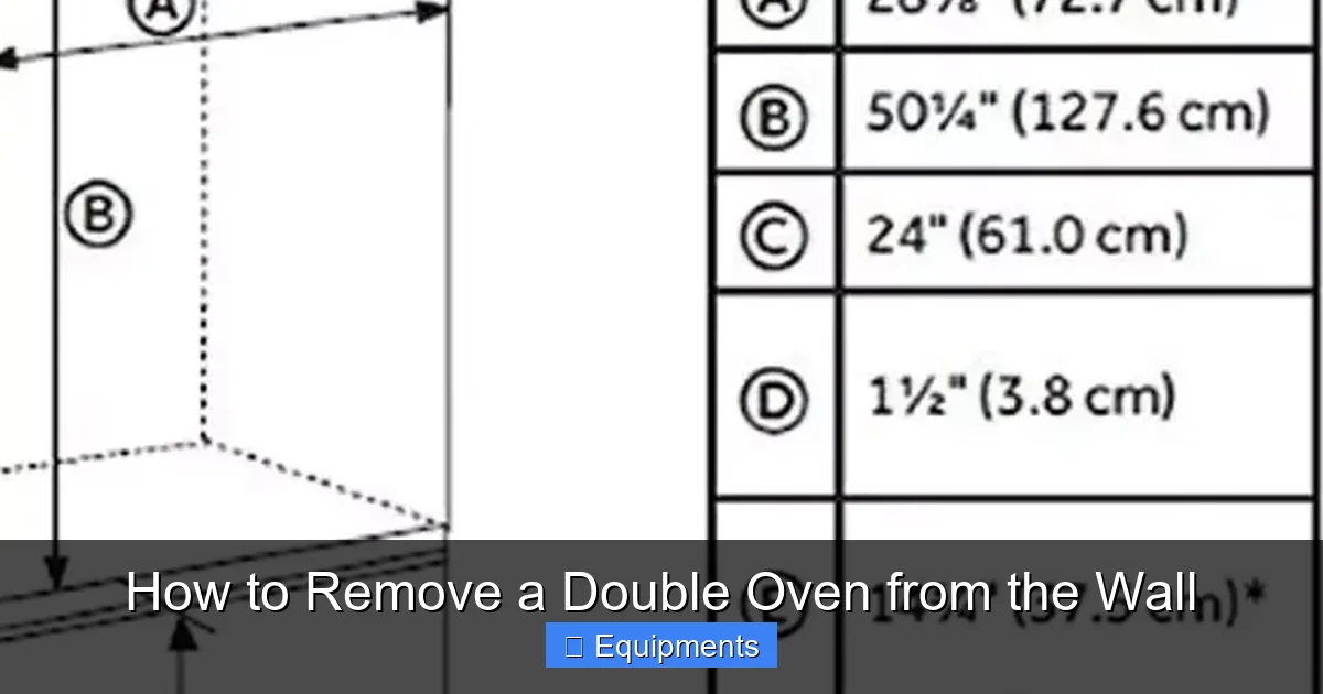 How to Remove a Double Oven from the Wall