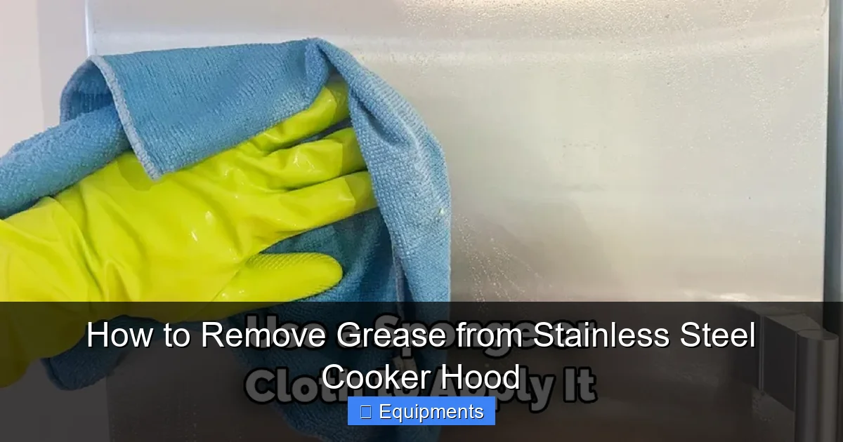 How to Remove Grease from Stainless Steel Cooker Hood