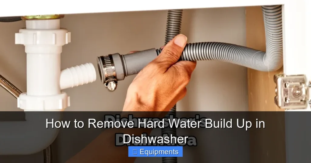 How to Remove Hard Water Build Up in Dishwasher