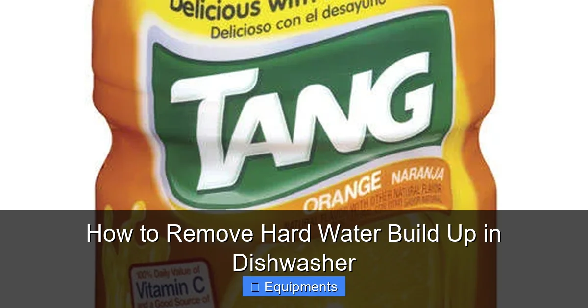 How to Remove Hard Water Build Up in Dishwasher