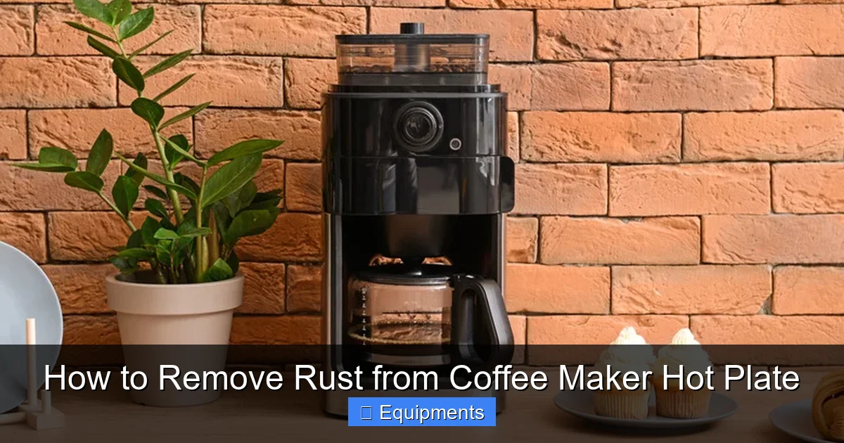 How to Remove Rust from Coffee Maker Hot Plate