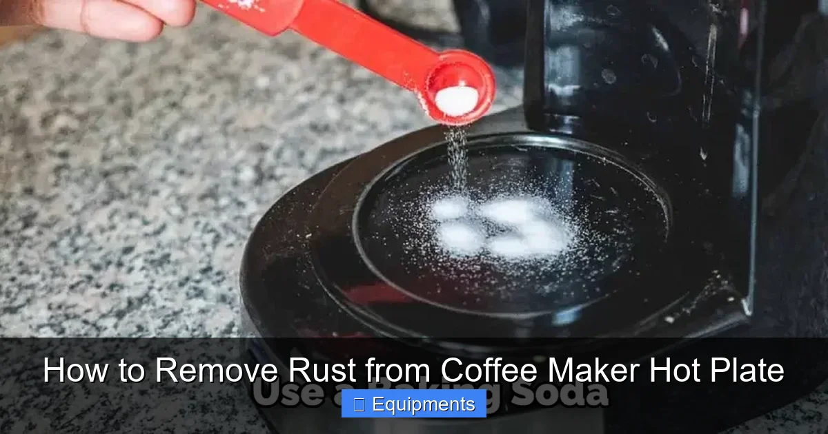 How to Remove Rust from Coffee Maker Hot Plate