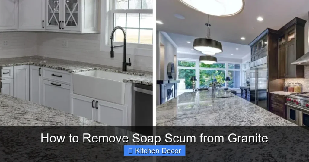 How to Remove Soap Scum from Granite