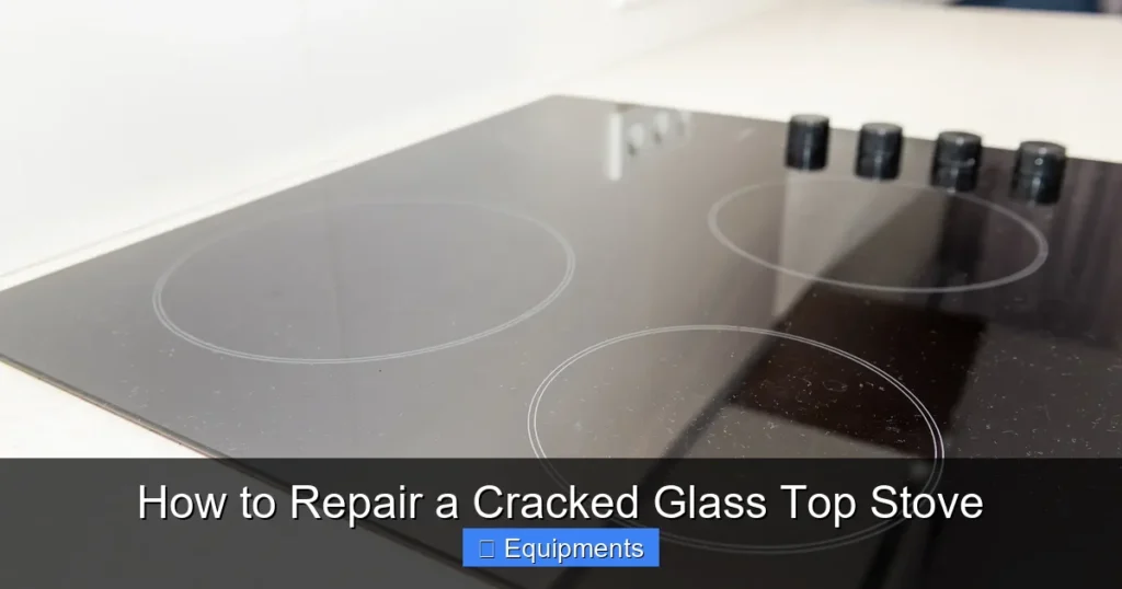 How to Repair a Cracked Glass Top Stove