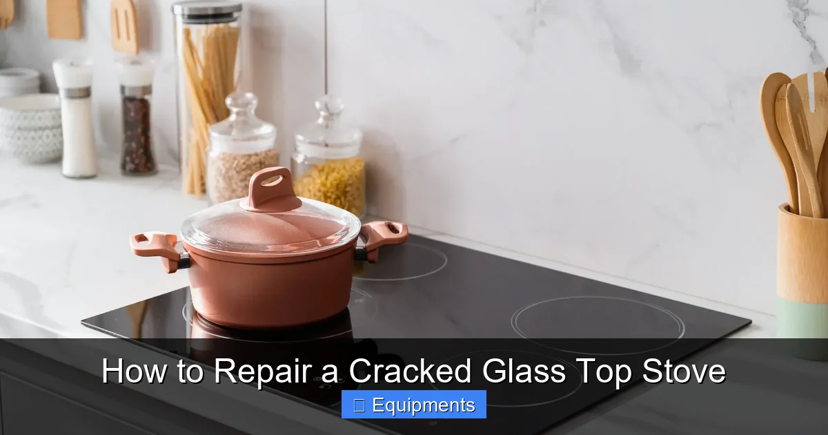 How to Repair a Cracked Glass Top Stove