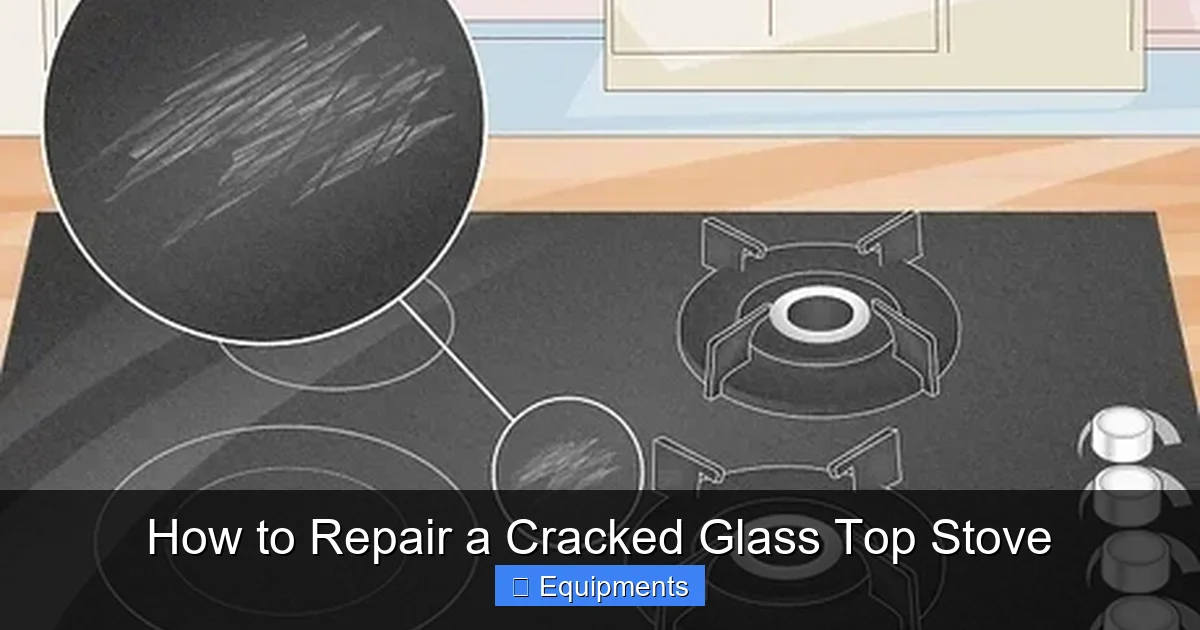How to Repair a Cracked Glass Top Stove