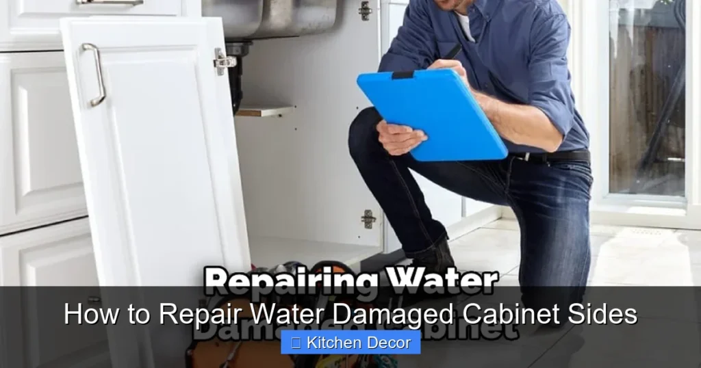 How to Repair Water Damaged Cabinet Sides
