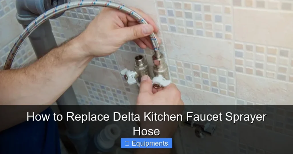 How to Replace Delta Kitchen Faucet Sprayer Hose