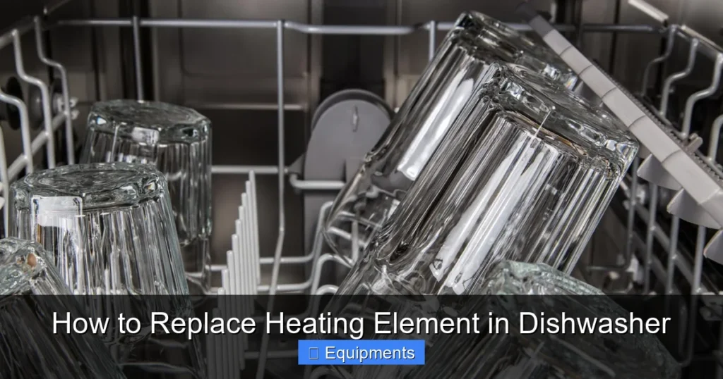 How to Replace Heating Element in Dishwasher