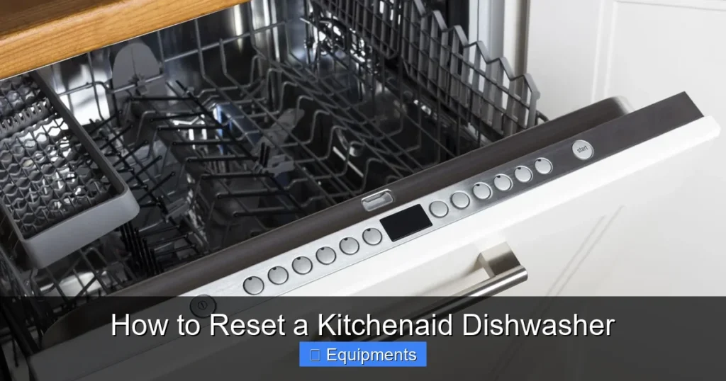 How to Reset a Kitchenaid Dishwasher