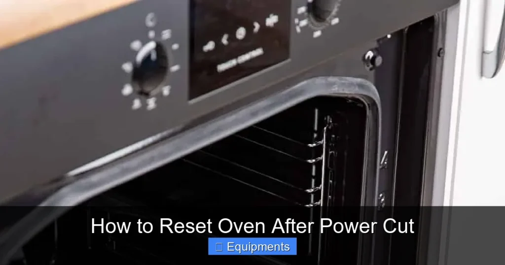 How to Reset Oven After Power Cut
