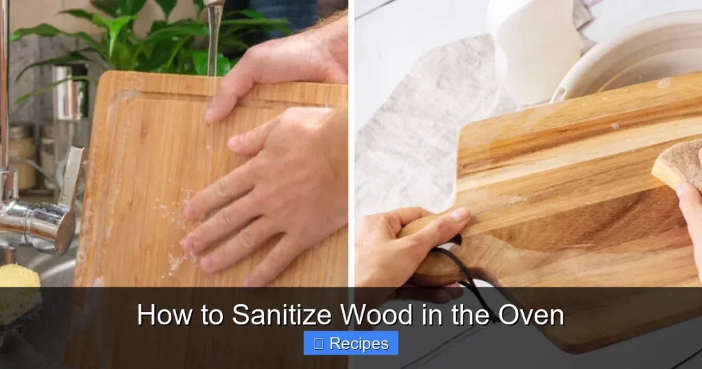 How to Sanitize Wood in the Oven