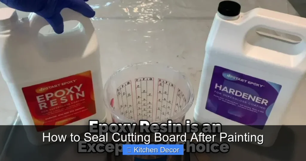 How to Seal Cutting Board After Painting