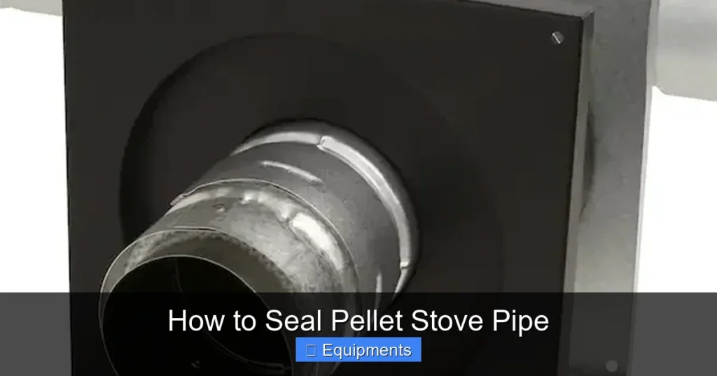 How to Seal Pellet Stove Pipe