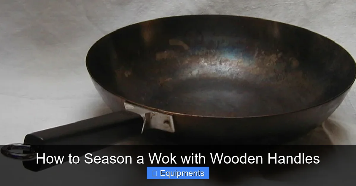 How to Season a Wok with Wooden Handles