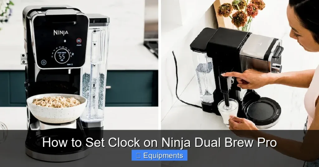 How to Set Clock on Ninja Dual Brew Pro