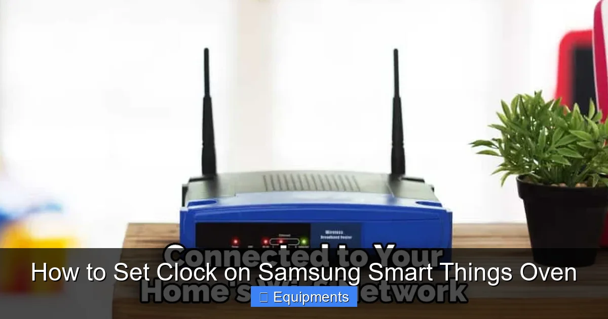 How to Set Clock on Samsung Smart Things Oven