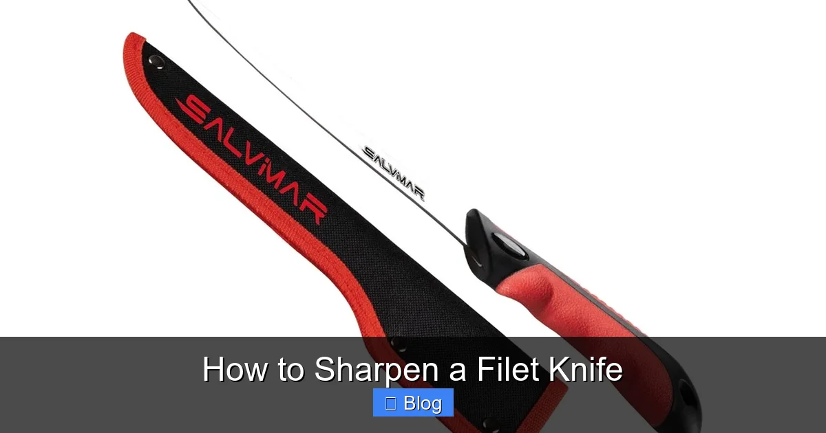 How to Sharpen a Filet Knife