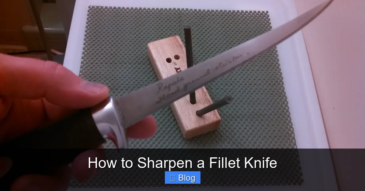 How to Sharpen a Fillet Knife