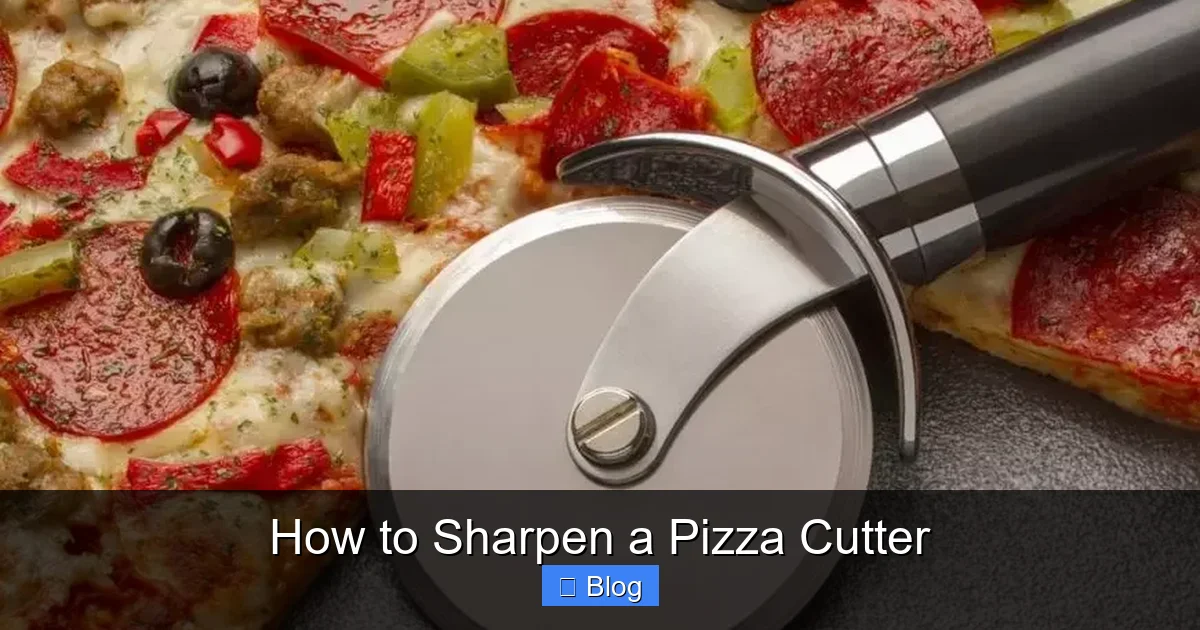 How to Sharpen a Pizza Cutter