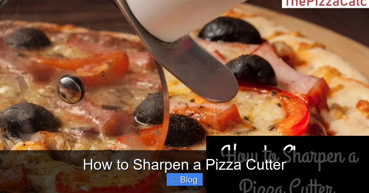 How to Sharpen a Pizza Cutter