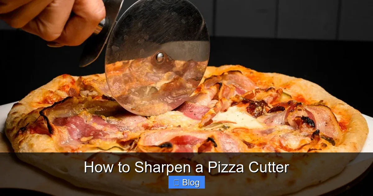 How to Sharpen a Pizza Cutter