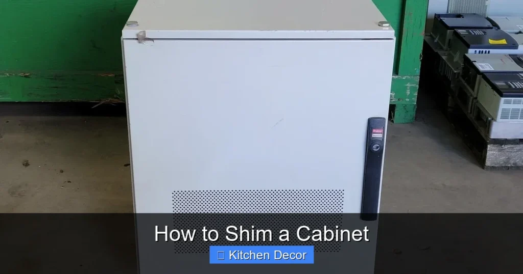 How to Shim a Cabinet