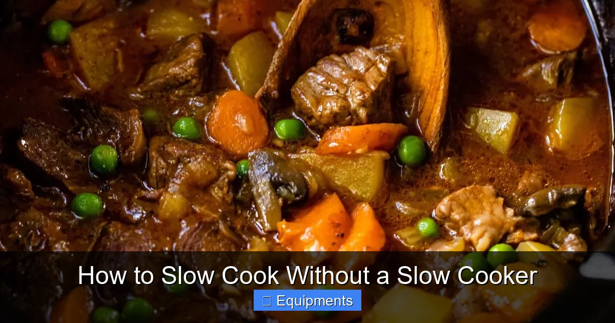 How to Slow Cook Without a Slow Cooker